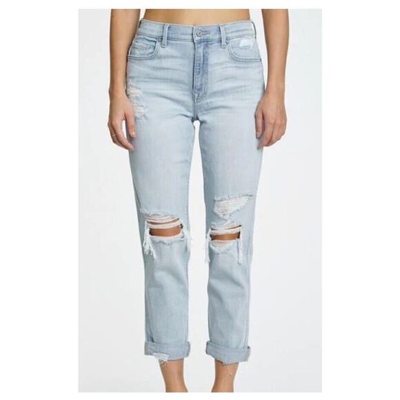 Abercrombie & Fitch Jeans Women's 2 Curve Love The Skinny High Rise Light Blue - Picture 5 of 8